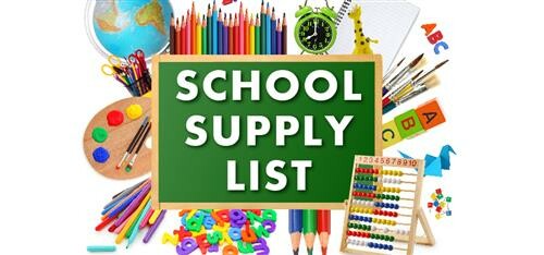 School Supply Lists